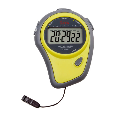 TIME TRACKING & BEYOND | Includes time and automatic calendar, lap/split counter, alarm and snooze function.