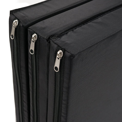 REMOVABLE COVER | This workout mat surface is easy to clean. Simply spot clean when necessary and you are ready for your next workout session!