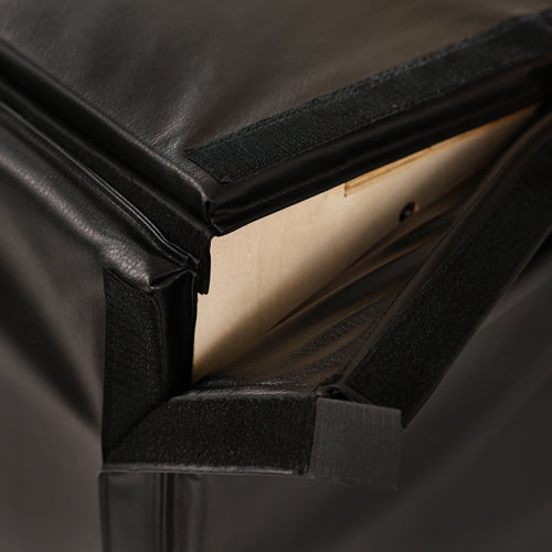 Self Fastener Closure | Removable tear-resistance cover can be reattached using the convenient self fastening straps along the edge of the entire covering. The tight grip provides a secure hold to endure the toughest workouts.