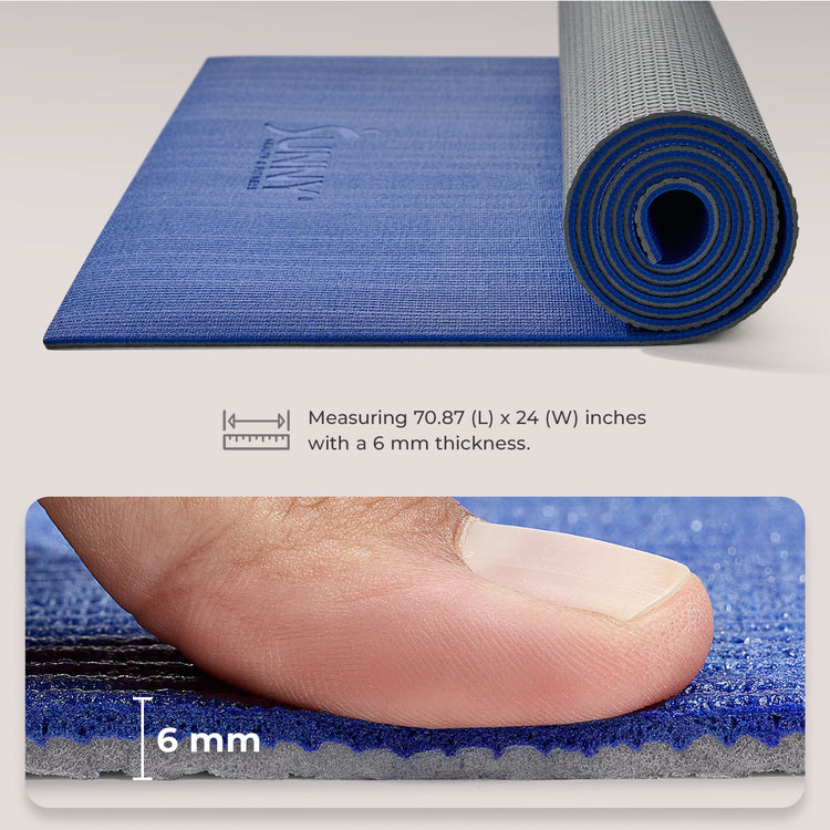 Anti-Slip Dual Color Exercise Yoga Mat