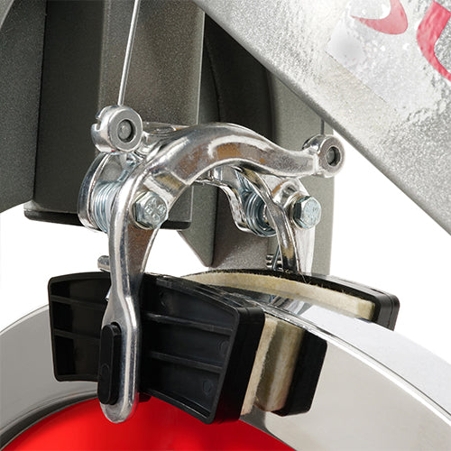 FELT PAD RESISTANCE | Smooth felt pad brake system allows for various tension levels providing an intense workout thus burning more calories.