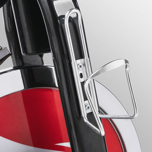 BOTTLE HOLDER | Stay hydrated in the most demanding of workouts. The convenient bottle holder keeps your favorite refreshing beverage within arm’s reach!