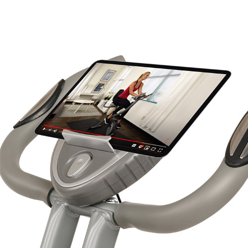 Device Holder | Prop up your smart device on the holder to watch movies, workout videos or play your favorite music while you ride.