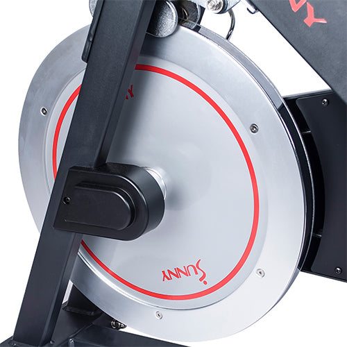 44 LB FLYWHEEL | Sunny Health and Fitness' flywheel is second to none when it comes to feeling like you are really riding outdoors! No more jerky, out of control movements, regardless of speed or resistance level.