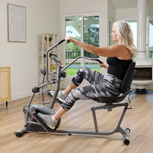 MOVE WITHOUT STRAINING YOUR JOINTS | Protect your joints while still challenging yourself. Our recumbent elliptical allows you to improve cardiovascular health and build strength but is also gentle on your body.