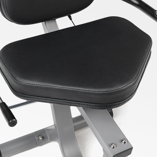 CUSHIONED COMFORT FOR EVERY SESSION | The large, cushioned, and easily adjustable seat provides comfort throughout each workout. Enjoy the non-slip handlebar and textured foot plates to keep your grip and feet firmly in place, so you don’t have to deal with constantly re-adjusting.