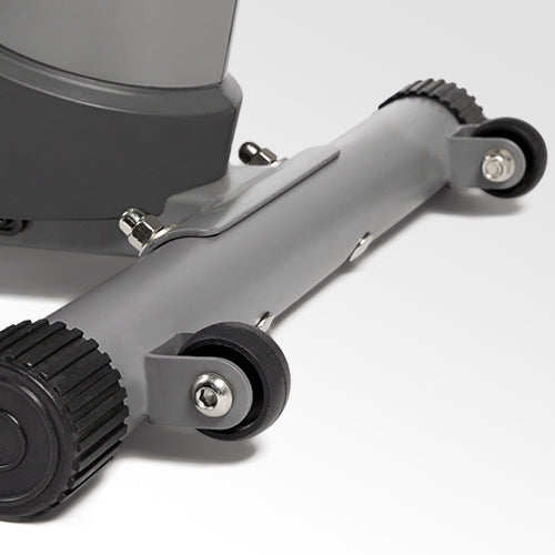 BUILT FOR STABILITY—DESIGNED TO STORE EASILY | Use your machine’s floor stabilizers to keep your recumbent elliptical securely in place, even through your most intense workouts. Move your machine to your desired location with the easy-to-use transportation wheels, so you can store it out of the way when not in use.