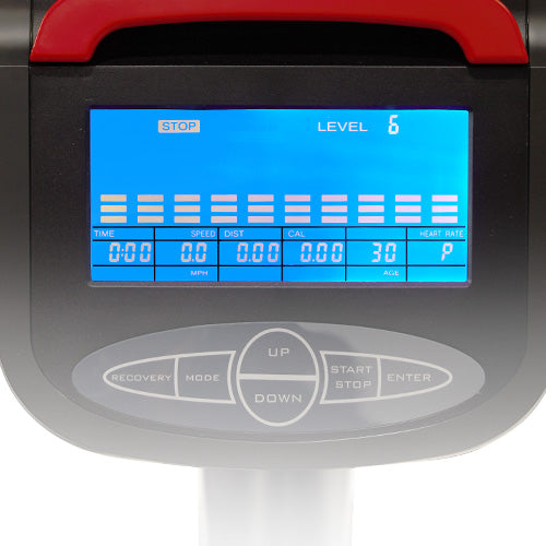 PERFORMANCE MONITOR | Track various fitness metrics during each workout. View your time, speed, RPM, distance, Watts, calories, heart rate, target heart rate, and resistance on the digital performance monitor. Train at your perfect intensity level every workout!