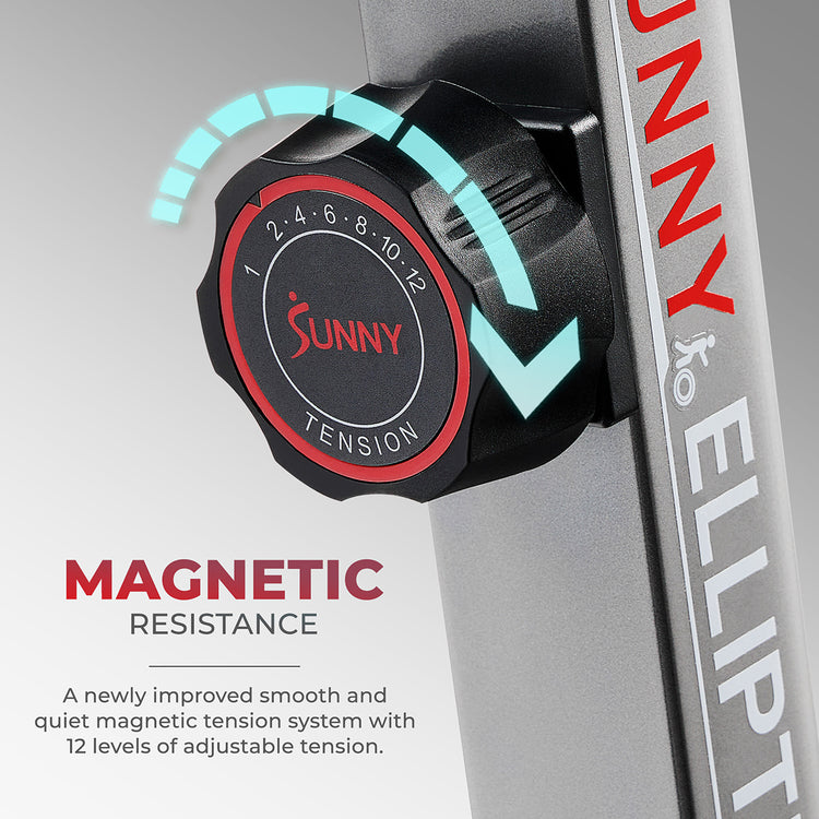 Smart Elite Long Stride Length Magnetic Elliptical