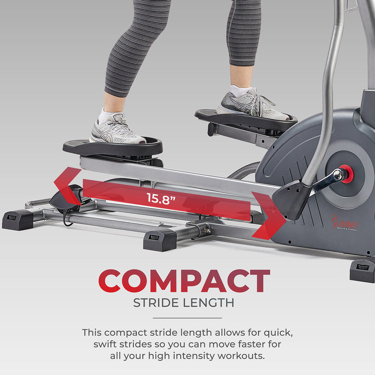 Smart Elite Long Stride Length Magnetic Elliptical