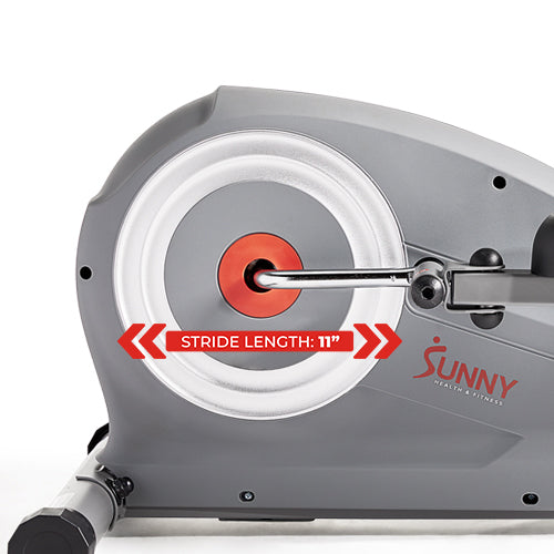 BIDIRECTIONAL STRIDING | Bidirectional 11-inch stride length provides the Essential Interactive Series Elliptical machine with an optimal and efficient striding motion.
