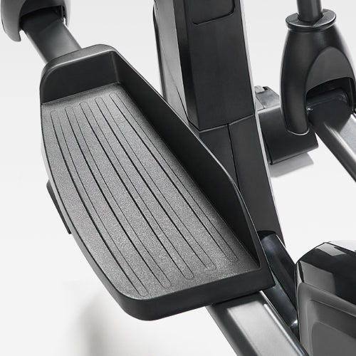 Stability + Durable | Step onto the wide and textured footplates to secure your footing as you stride. Hold onto the large handgrips for added stability and to engage your upper body during your exercise.