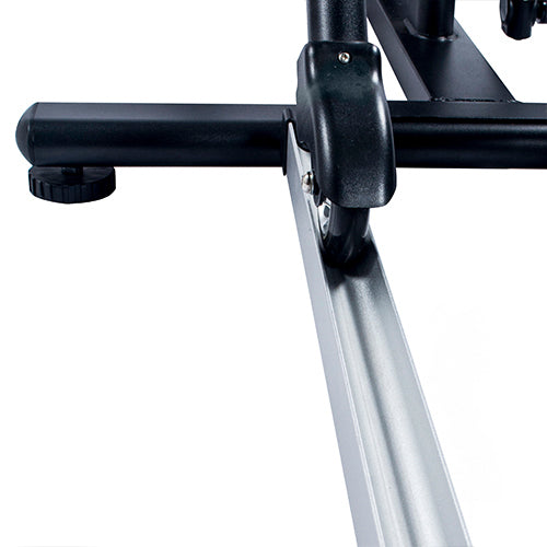 SMOOTH RESISTANCE | Increase the intensity of your lower body musculature when you move through 16 levels of motorized smooth belt drive resistance.