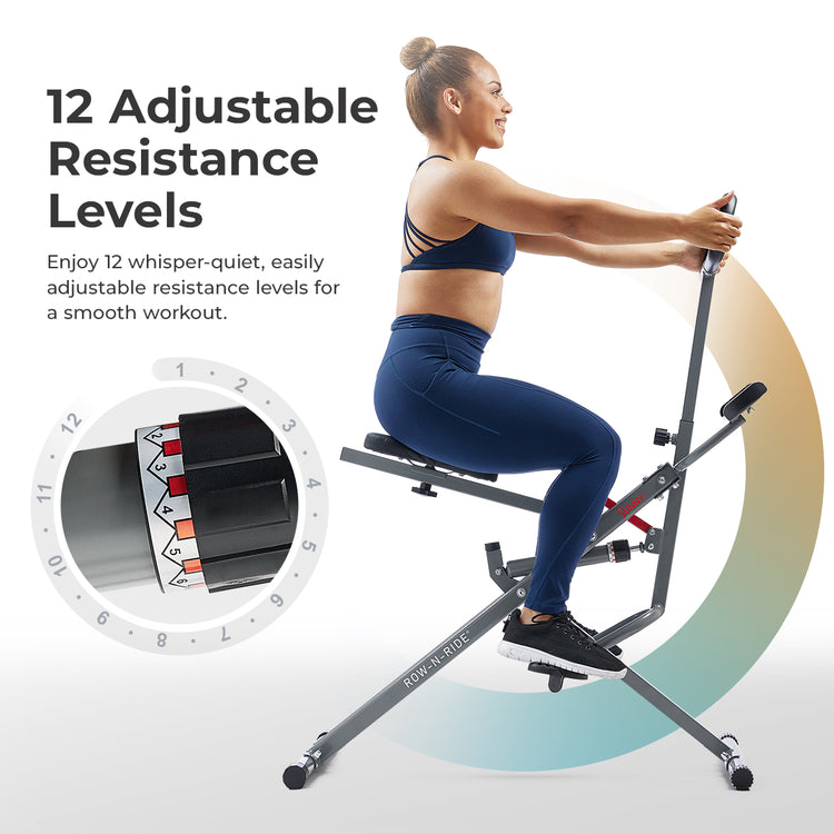 12 Adjustable Resistance Levels | Enjoy 12 whisper-quiet, easily adjustable resistance levels for a smooth workout.