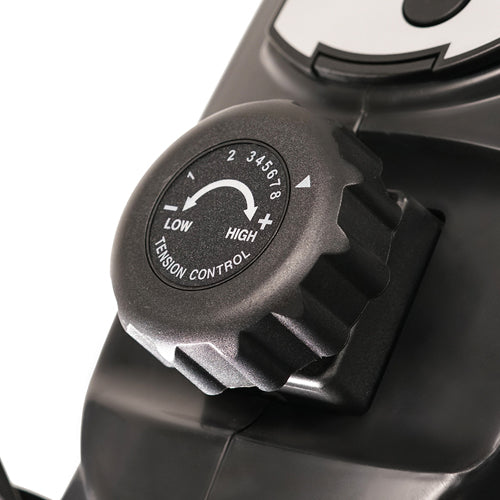 8-LEVEL ADJUSTABLE RESISTANCE | Switch up the intensity of your workout with the convenient tension knob. With a simple twist, you can increase or decrease resistance so your workout can remain challenging and effective throughout your fitness journey. 