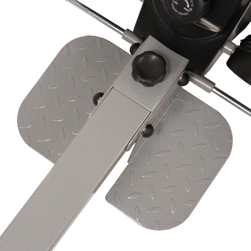 STANDING FOOT PLATES | The dual function plates turn your traditional rower into an upper body strength machine that targets your arms, such as your biceps and shoulders.