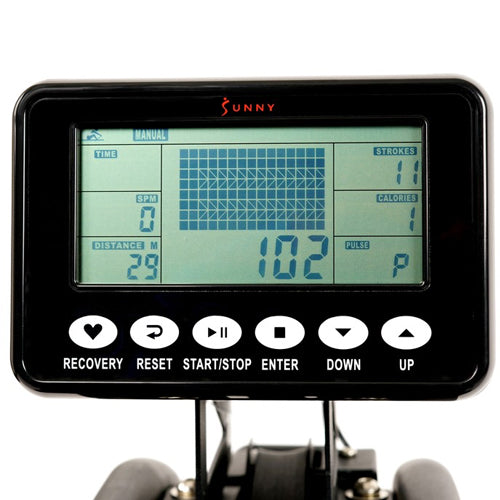 FITNESS TECHNOLOGY | Monitor tracks total time, time/500M, SPM, total strokes, calories, HR, ambient temperature, and more. R2 Fitness Meter allows the user to tailor a personalized workout or use preprogrammed features. 