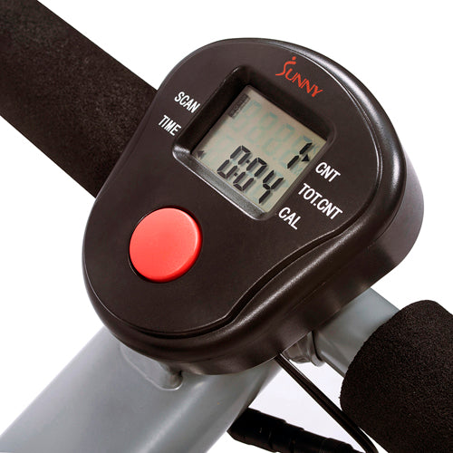 DIGITAL MONITOR | With its convenient LCD monitor that displays your time, count, total count, calories, and scan never wonder about your hard work paying off! Easy to read and informative, you will be able to see your progress and meet new goals.