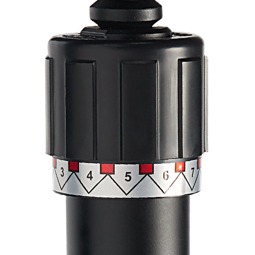Smooth hydraulic resistance | Ultra-smooth hydraulic piston provides 12 levels of whisper-quiet resistance for a full-body workout.