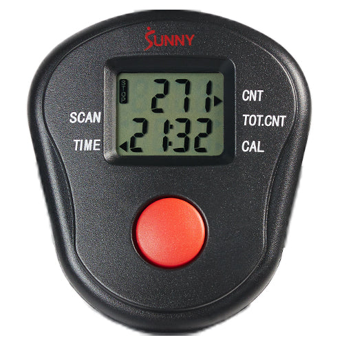 Multi-function monitor | Track your workout time, progress, and calories burned on the built-in LCD display.