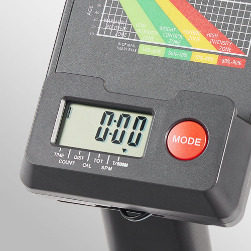 Premium Digital Monitor | The easy-to-read digital monitor tracks your workout stats like time, count, calories burned, and strokes per minute so you can monitor your progress.