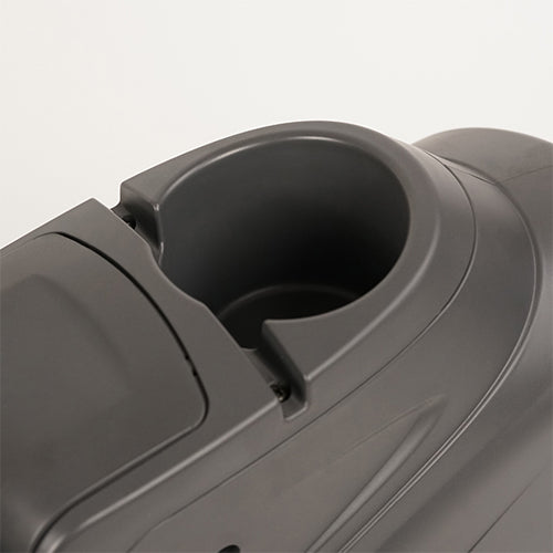 BOTTLE HOLDER | Place a refreshing beverage in the drink holder to help stay hydrated while you workout.