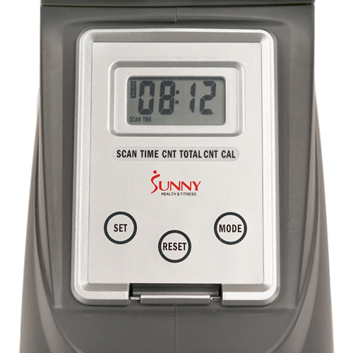 DIGITAL MONITOR | Check out all your fitness stats on the easy to read monitor displaying scan, time, count, calories, total count.