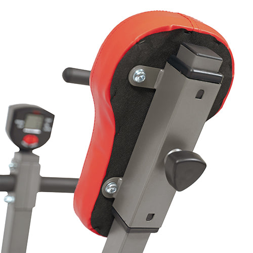 ADJUSTABLE SEAT | Find your proper footing and your most comfortable seating position for an efficient squat motion.