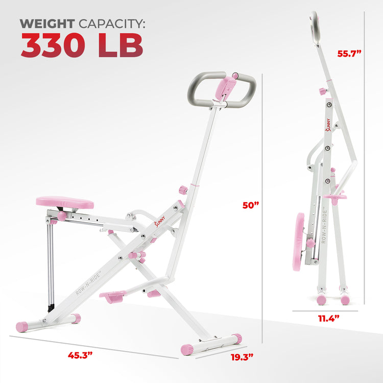 Smart Upright Row-N-Ride® Exerciser in Pink
