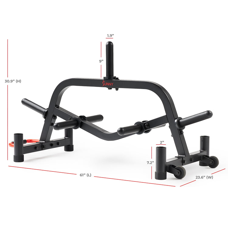 Sunny Strength® Premium Portable Weight Plates & Barbell Storage Rack