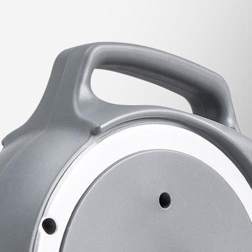 CARRY HANDLE | The carry handle allows for quick and easy portability. Lift it onto your desk for a quick upper body hand pedaling session or move it around your home or office.
