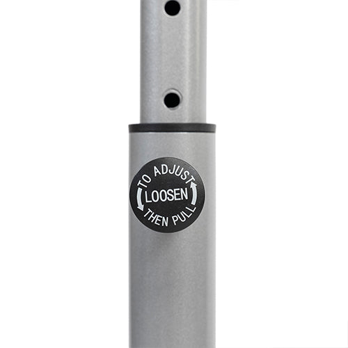 ADJUSTABLE HANDLEBAR | Height modified handlebar allows for quick, easy, and simple adjustments.