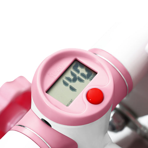 DIGITAL MONITOR | The conveniently placed digital monitor tracks your Step Count, Time, Calories, Total Count and can Scan through each metric automatically.