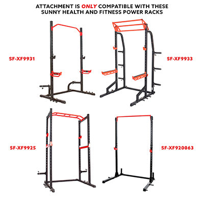 STANDARDIZED FIT | Compatible with Sunny Health & Fitness Power Zone Power Cages (SF-BH6802, SF-XF9925, SF-XF9931, SF-XF9933, SF-XF921041, SF-XF920020 and SF-XF920063).
