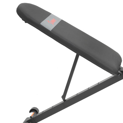 INCLINE / DECLINE | Add variation to your dumbbell, kettlebell and other weight lifting exercise by utilizing the 7-level adjustable back rest.