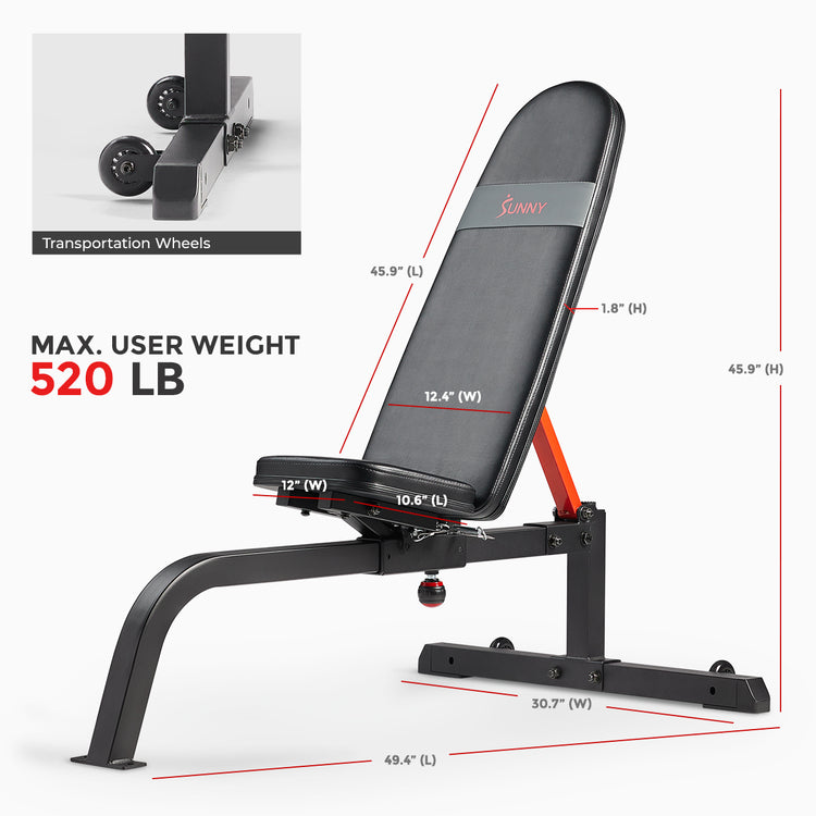 Advanced Adjustable Multifunction Weight Bench