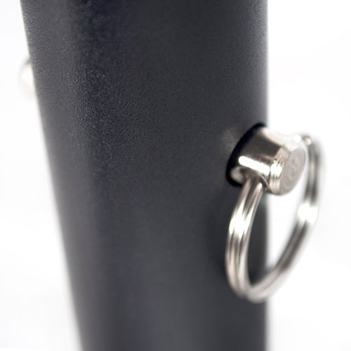 SAFETY PINS | The safety pins assure users that the dip stand arms will not be overextended or twisted during normal use.