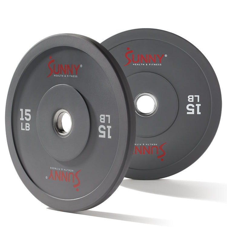 Sunny Strength® Elite 2-inch Rubber Olympic Weight Plates 10 - 55 LBS