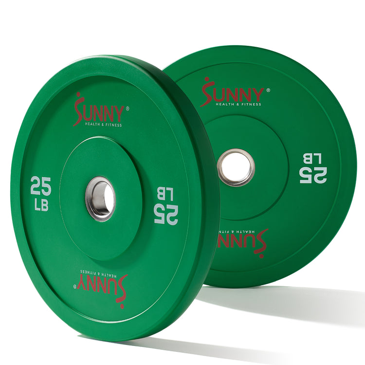 Sunny Strength® Elite 2-inch Rubber Olympic Weight Plates 10 - 55 LBS