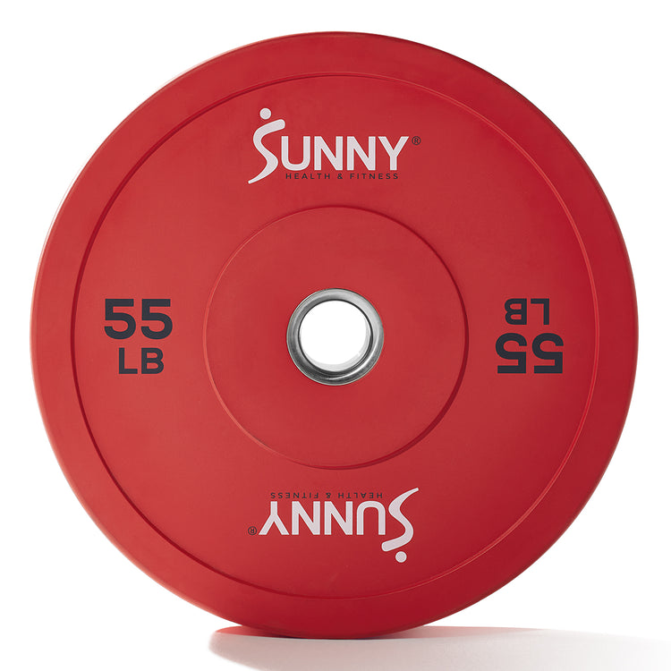 Sunny Strength® Elite 2-inch Rubber Olympic Weight Plates 10 - 55 LBS