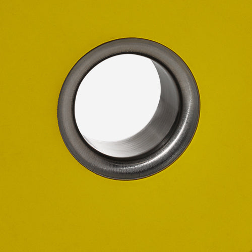 Stainless Steel Grommet | Durable construction with a stainless steel grommet ensures resilience to repetitive drops during various strength and fitness exercises.