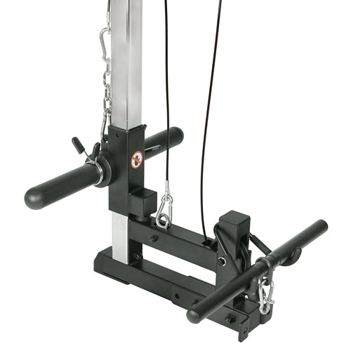 SCULPT UPPER BODY DEFINITION | The counterweight also helps you with curls and underarm upright rows. Located near your feet, the upright handlebars help to provide a comprehensive total upper body workout.