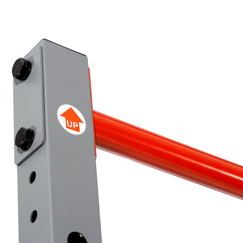 3-LEVEL PULL-UP BAR | The pull-up bar is adjustable up to 3 levels so it can be modified to comfortably fit your height. Maximize your upper body strength by targeting various upper body muscle groups, depending on your pull-up grip.