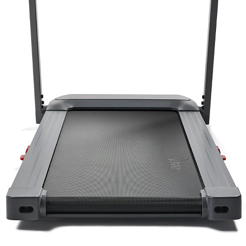 DUAL MODE (RUN + WALK) | This compact treadmill can reach running speeds up to 7.5 mph. From a hard running workout to an under the desk treadmill walk during work, this compact treadmill can cater to your cardio needs. 