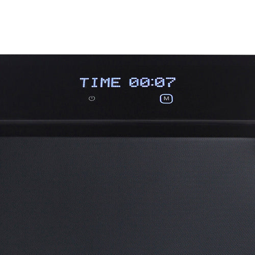 WIDE ANGLE DIGITAL MONITOR | The 13.5 x 5.5 inch digital display tracks your speed, time, distance, calories burned, and total steps.
