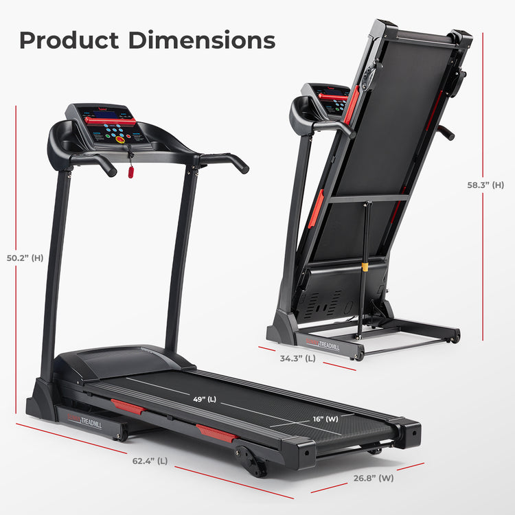 Smart Motorized Treadmill with Manual Incline