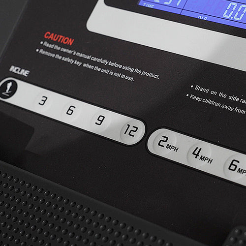 INSTANT CONTROL FOR SPEED & INCLINE | Quick access buttons to 4 auto inclines and 4 speed buttons.