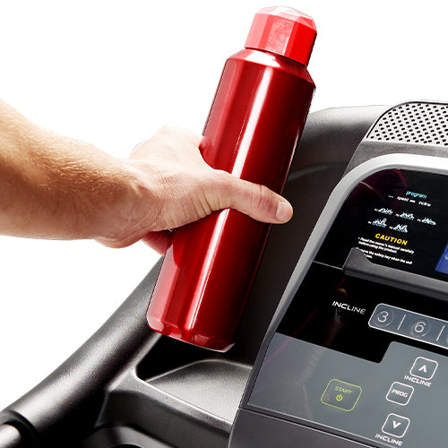 BOTTLE HOLDERS | Dual bottle holders keep your favorite beverage within arm's length! No need to stop to sip ..simply reach down and grab.