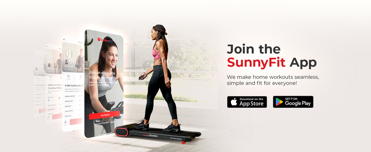 Join the SunnyFit App | We make home workouts seamless, simple and fit for everyone!
