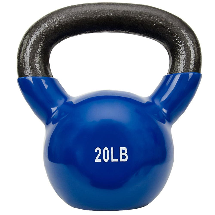 Vinyl Coated Kettle Bells 5 - 25 lbs - Sunny Health and Fitness